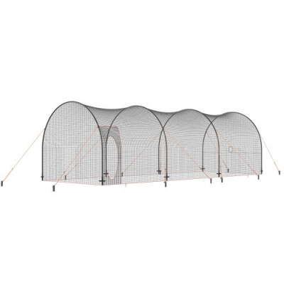 VEVOR Red de Jaula de Bateo de Béisbol con Marco Red de Jaula de Béisbol de 10 x 3,6 x 3 m para Bateo y Fildeo Jaula de Bateo de Red de Béisbol para Adolescentes o Adultos en Patio Trasero, Negro