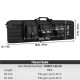 Buy Case for 2 Rifles and 2 Pistols Tactical Long Gun Bag 91 cm