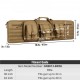 Buy Tactical Long Gun Rifle Case 91cm 2 Rifles 2 Pistols