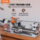 Buy Mini Metal Lathe, 7" x 16", 800W Benchtop Precision Lathe, 150-2500 RPM Continuously Variable Speed, with 3.9" 3-Jaw Tool Box for Processing Precision Parts