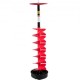 Comprar - Taladro para hielo, broca de nailon para hielo, adaptador de taladro de 8 x 39 pulgadas, pesca en hielo, color rojo