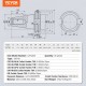 Comprar Portabrocas CAT40 ER16/32, 35PCS, SLN FMB ER16/32 APU, Portaherramientas de Portabrocas de Acero con Resorte con 10 Pernos de Tracción 3 Llaves para Prensas de Taladro, Máquina Escariadora