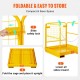 Buy Forklift Safety Cage 91.4x91.4 cm Work Platform 1200 LBS