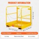 Buy Forklift Safety Cage 91.4x91.4 cm Work Platform 1200 LBS