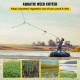 Buy Aquatic Weed Rake Cutting Area 75cm Grass Rake Rope 10m V-Shaped Plant Cutting Tool Steel Blade