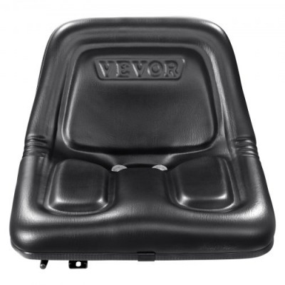 VEVOR Asiento Universal para Carretilla Elevadora Asiento de Tractor con Microinterruptor Orificios de Drenaje Ranura Extendida 160-340 mm Asiento Cómodo para Cargadora Excavadora Cortacésped