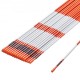 Comprar Marcadores de Entrada 30 PCS Estacas de Nieve Naranja Fibra de Vidrio 0,78x121,5 cm Instalación de Tira Reflectante de Alta Visibilidad Broca de Acero 30 cm Protectores para Estacionamientos