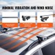 Buy Universal Cross Bars 2 Pcs Lockable Aluminum Car Roof Rack 200lbs Load Fits Side Rails Up to 44" Travel Width