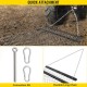 Buy Lawn Leveling Rake 1.2 x 1.5m Lawn Leveler Q235 Steel 2.2m Chain Drag Harrow with Tray Leveling Tool for Gravel Paths Playgrounds Terraces