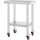 Buy Work Table Stainless Steel Food Preparation Table 61 x 45.7 x 86.4 cm Professional Kitchen Table Load 100 kg Work Table