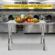 Buy Preparation Table Kitchen Work Table 1220 x 610 x 850 mm Stainless Steel Work Table 300 kg Capacity Stainless Steel Table