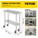 Buy Work Table Stainless Steel Food Preparation Table 76.2 x 30.5 x 86.4cm Professional Kitchen Table Load 100kg Work Table