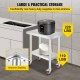 Buy Work Table Food Preparation Table Stainless Steel 76 x 46 x 86 cm Professional Kitchen Table Load 100 kg Work Table