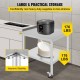 Buy Work Table Food Preparation Table Stainless Steel 90 x 76 x 5.5 cm Professional Kitchen Table Load 100 kg Work Table