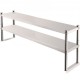 Comprar Estante doble de acero inoxidable de 2 niveles, 12" x 36" para mesa