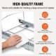 Buy Sliding Trash Can Rack (Not Included) Iron Frame Removable Trash Can Rack Sliding Rail 16kg Load Removable Trash Can Under Cabinet for Kitchen