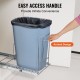 Buy Sliding Trash Can Rack (Not Included) Iron Frame Removable Trash Can Rack Sliding Rail 16kg Load Removable Trash Can Under Cabinet for Kitchen