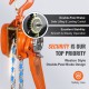 Buy Manual Lever Chain Hoist 2.8m Lift Steel Ratchet Hoist 1.5T Capacity Lever Hoist 360° Rotation Hook with Double Ratchet Brake for Garage