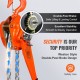 Buy Manual Lever Chain Hoist 2.8m Lift Steel Ratchet Hoist 3T Capacity Lever Hoist 360° Rotation Hook with Double Ratchet Brake for Garage