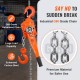 Buy Manual Lever Chain Hoist 2.8m Lift Steel Ratchet Hoist 3T Capacity Lever Hoist 360° Rotation Hook with Double Ratchet Brake for Garage