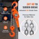 Buy Manual Lever Chain Hoist 2.8m Lift Steel Ratchet Hoist 6T Capacity Lever Hoist 360° Rotation Hook with Double Ratchet Brake for Garage