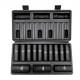 Buy 1/2" Drive Socket Set 13 Piece Deep Socket Set Metric 10-24mm 6 Bit Cr-Mo Alloy Steel for Car Repair with Storage Case