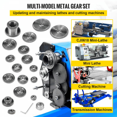 Mini Engranaje CJ0618 18 pcs  Ampliamente Utilizado en Fresadoras T30-T60 Formadoras de Engranajes Taladradoras Talladoras con Fresa Madre U Otras Ocasiones de Transmisión de Maquinaria