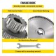 Buy Metal Lathe Gears, Set of 27 pcs Metal Lathe Gears for Mini Lathes and Milling Machines Mini Model CJ0618 Metal Gears Tool with High Precision Easy to Install