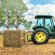 Comprar Hay Bale Spear Horquilla de heno de 32 pulgadas con capacidad de carga de 1350 LBS para tractor