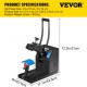 Buy Heat Press 5.5 x 3.5 (14cmx9cm) Sublimation Machine 220V Transfer Heat Press Machine 0-399°C Thermal Press