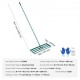 Buy ​914x254mm Lawn Leveling Rake, Steel Handle, 1981mm Base Plate, Heavy Duty Aluminum Alloy Soil Leveling Rake for Lawn, Golf, Patio, Garden Courses