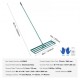 Buy 1219x254mm Lawn Leveling Rake, Steel Handle, 1981mm Base Plate, Heavy Duty Aluminum Alloy Soil Leveling Rake for Lawn, Golf, Patio, Garden Courses