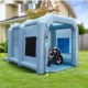 Buy Inflatable Paint Booth 4 x 2.95 x 2.75m Inflatable Car Paint Tent in 210D Oxford with Filtration System 900W Blowers Painting Work Station Garage Workshop