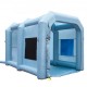 Buy Inflatable Paint Booth 4 x 2.95 x 2.75m Inflatable Car Paint Tent in 210D Oxford with Filtration System 900W Blowers Painting Work Station Garage Workshop