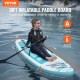 VEVOR Tabla de Paddle Surf Inflable, 3048 x 838,2 x 152,4 mm Tabla de Paddle SUP de PVC con Asiento de Kayak extraíble, Accesorios para Tabla, Bolsa para teléfono, Bomba, Remo y Kit de reparación