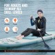 VEVOR Tabla de Paddle Surf Inflable, 3048 x 838,2 x 152,4 mm Tabla de Paddle SUP de PVC con Asiento de Kayak extraíble, Accesorios para Tabla, Bolsa para teléfono, Bomba, Remo y Kit de reparación