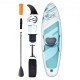 VEVOR Tabla de Paddle Surf Inflable, 3048 x 838,2 x 152,4 mm Tabla de Paddle SUP de PVC con Asiento de Kayak extraíble, Accesorios para Tabla, Bolsa para teléfono, Bomba, Remo y Kit de reparación