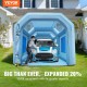 Buy Inflatable Paint Booth 6 x 3 x 2.5m Inflatable Car Paint Tent in 210D Oxford with Filtration System 2 Blowers 480W + 750W Painting Work Station Garage Workshop