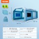 Купить Надувная покрасочная камера 6 x 3 x 2,5 м Надувная палатка для покраски автомобилей из 210D Oxford с системой фильтрации 2 вентилятора 480 Вт + 750 Вт Покрасочная рабочая станция Гараж Мастерская