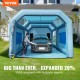 Buy Inflatable Paint Booth 7 x 4 x 2.75m Inflatable Car Paint Tent in 210D Oxford with Filtration System 2 Blowers 480W + 750W Painting Work Station Garage Workshop