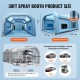 Buy Inflatable Paint Booth 10 x 6 x 4m Inflatable Car Painting Tent in 210D Oxford with Filtration System 2 Blowers 950W + 1100W Painting Work Station Garage Workshop