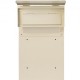 Buy Fence Mailbox 1.2mm Thick Steel Recessed Mailbox with Code Lock 31.7 x 16 x 42.9 cm Mailbox for Walls and Fence Walls Rainproof Mailbox Beige for Home Office