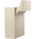 Buy Fence Mailbox 1.2mm Thick Steel Recessed Mailbox with Code Lock 31.7 x 16 x 42.9 cm Mailbox for Walls and Fence Walls Rainproof Mailbox Beige for Home Office