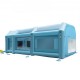 Buy Inflatable Paint Booth 6x3x2.5m Inflatable Tent 210D Oxford Fabric PVC 680W Inflation Blower 330W Fan Portable Inflatable Garage Booth Blue Car Tent Camping Fair