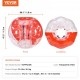 Comprar Bola de Choque Inflable Bola de Choque de Parachoques 1,5 m x 1,2 m Bola de Colisión Humana Bola de Rebote de Burbuja de Cuerpo de PVC Transparente + Bola de Parachoques Inflable Roja