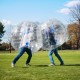 Comprar Bola de choque inflable Bola de choque de parachoques 1 pieza 1,5 m x 1,2 m Bola de colisión humana Bola de rebote de burbujas de cuerpo de PVC Bola de parachoques inflable transparente