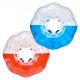 Comprar Bola de Choque Inflable 2 Piezas 1,5m x 1,2m Bola de Colisión Humana Bola de Rebote de Burbuja de Cuerpo de PVC para Actividades al Aire Libre Rojo+Azul+Bola de Parachoques Inflable Transparente