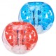 Comprar Bola de Choque Inflable 2 Piezas 1,5m x 1,2m Bola de Colisión Humana Bola de Rebote de Burbuja de Cuerpo de PVC para Actividades al Aire Libre Rojo+Azul+Bola de Parachoques Inflable Transparente