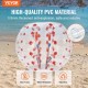 Comprar Bola de Choque Inflable Bola de Choque de Parachoques 1,5 m x 1,2 m Bola de Colisión Humana Bola de Rebote de Burbuja de Cuerpo de PVC Transparente + Bola de Parachoques Inflable de Puntos Rojos