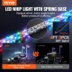 Comprar 2 Piezas de Luz de Látigo, Luz de Látigo LED con Aplicación y Control Remoto, Luz de Látigo RGB en Espiral de 360° Impermeable con 2 Banderas, Luz de Látigo LED de 1219,2 mm para UTV, ATV, RZR